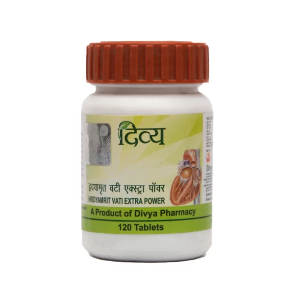 Divya Hridyamrit Vati - 120 Tablets