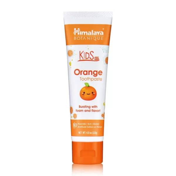 Himalaya Botanique Kids Toothpaste, Orange Flavor - 4 oz