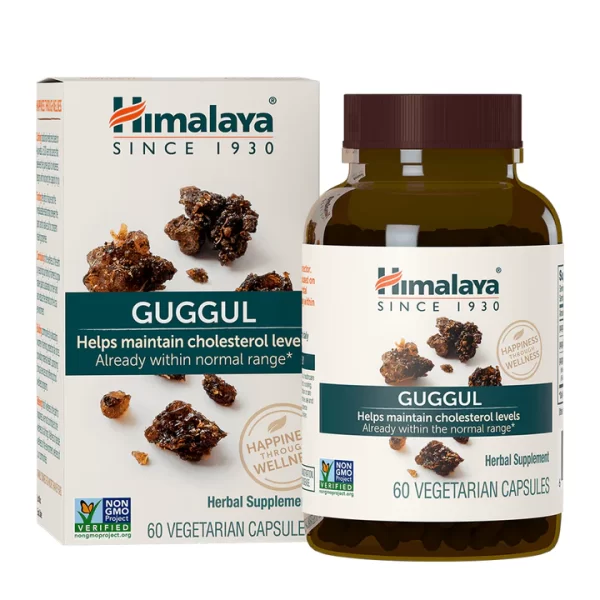 Himalaya Guggul (750mg, 60 Capsules)