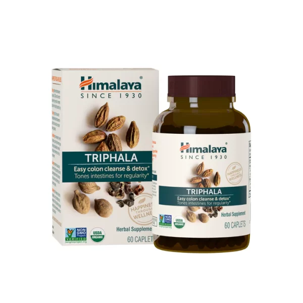 Himalaya Organic Triphala - (690 mg, 60 Caplets)