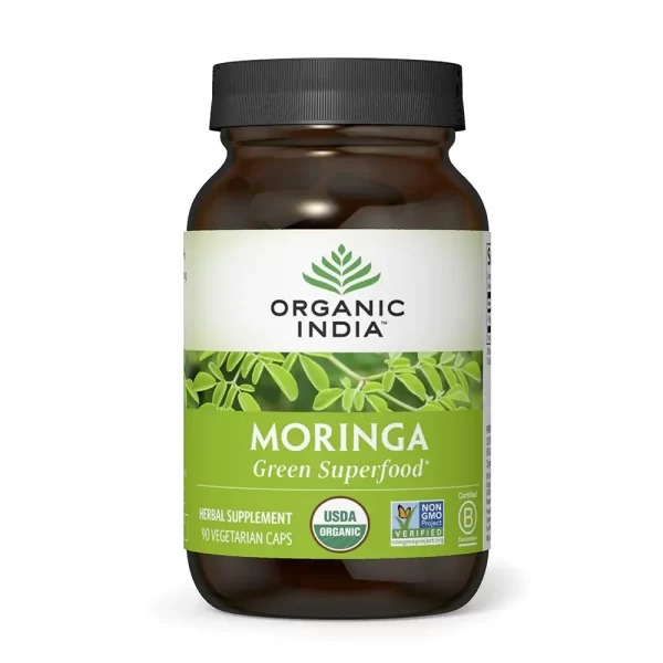 Organic India Moringa Green Superfood - 90 Capsules