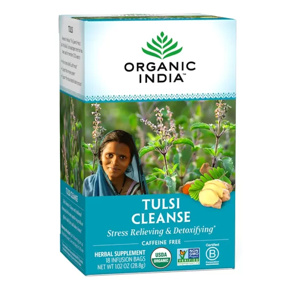 Organic India Tulsi Cleanse Herbal Tea