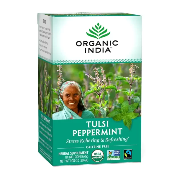 Organic India Tulsi Peppermint Stress Relieving
