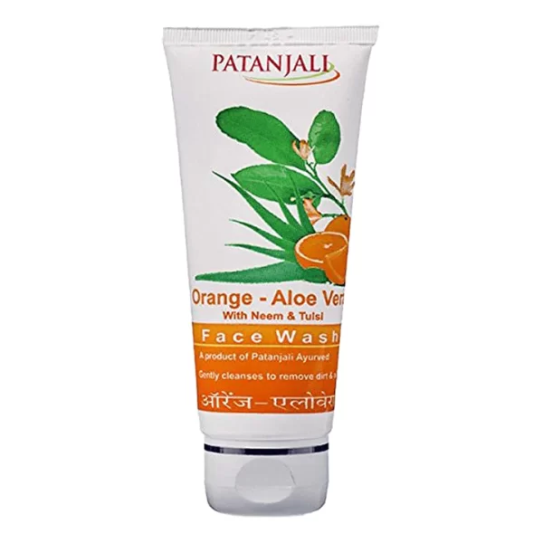 Patanjali Orange Aloe Vera Face Wash 60 gm