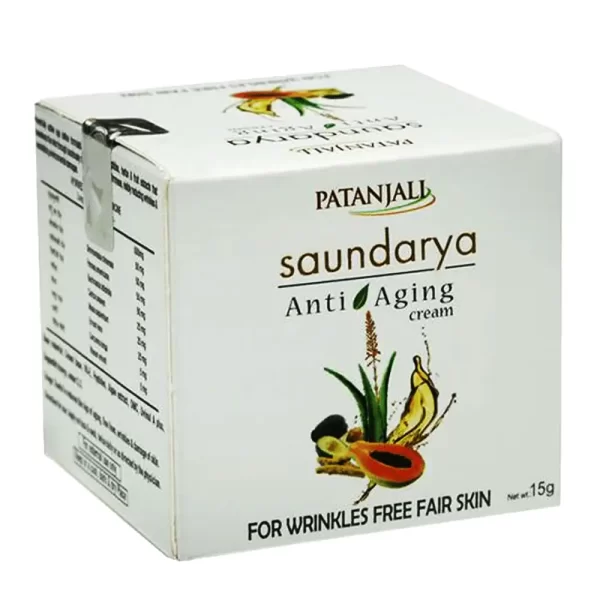 Patanjali Saundarya Anti Aging Cream - 15gm