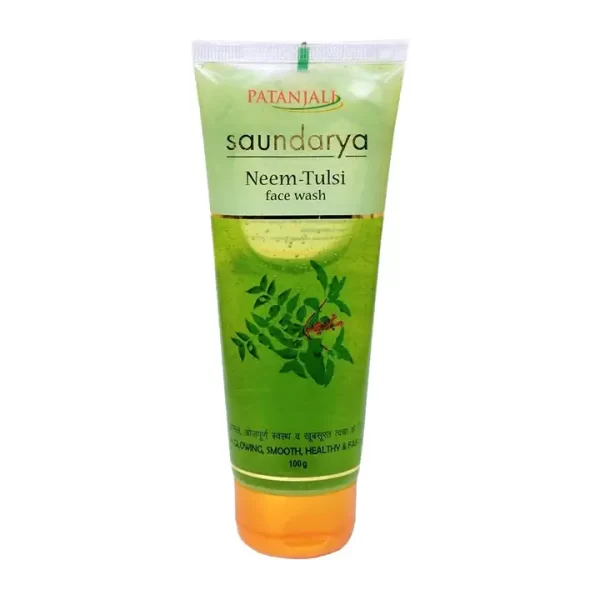 Patanjali Saundarya Neem-Tulsi Face Wash 100g