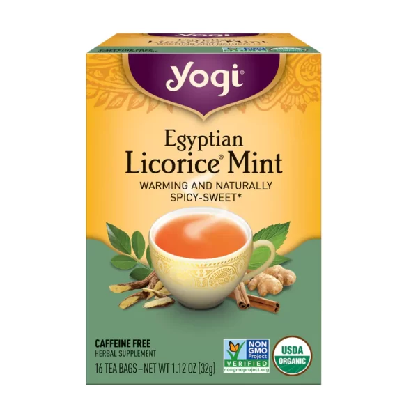 Yogi Egyptian Licorice Mint Tea - 16 Tea Bags