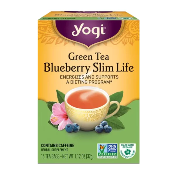 Yogi Green Tea Blueberry Slim Life - 16 Tea Bags
