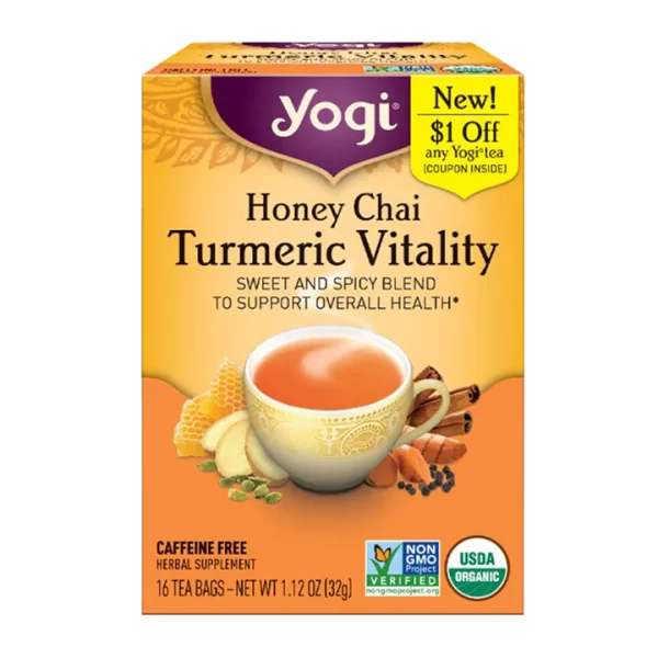 Yogi Honey Chai Turmeric Vitality - 16 Tea Bags