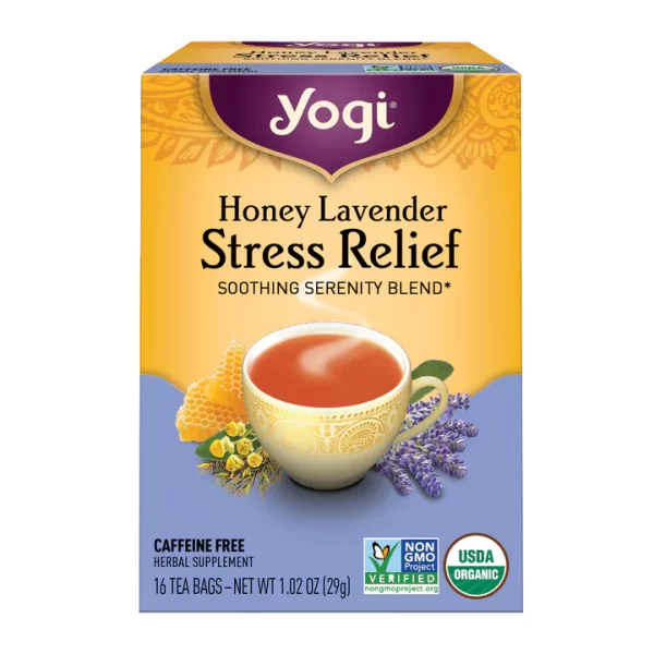 Yogi - Honey Lavender Stress Relief Tea - 16 Tea Bags