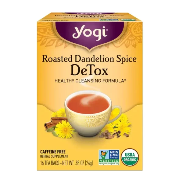 Yogi Roasted Dandelion Spice DeTox Tea - 16 Tea Bags