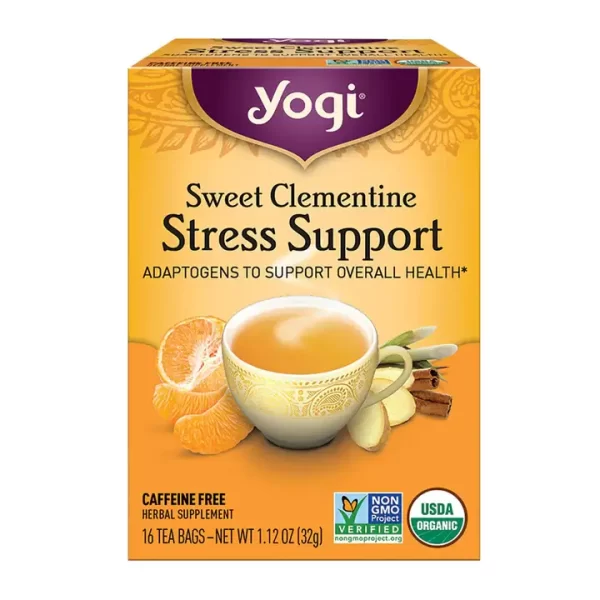 Yogi Sweet Clementine Stress Support Tea - 16 Tea Bags