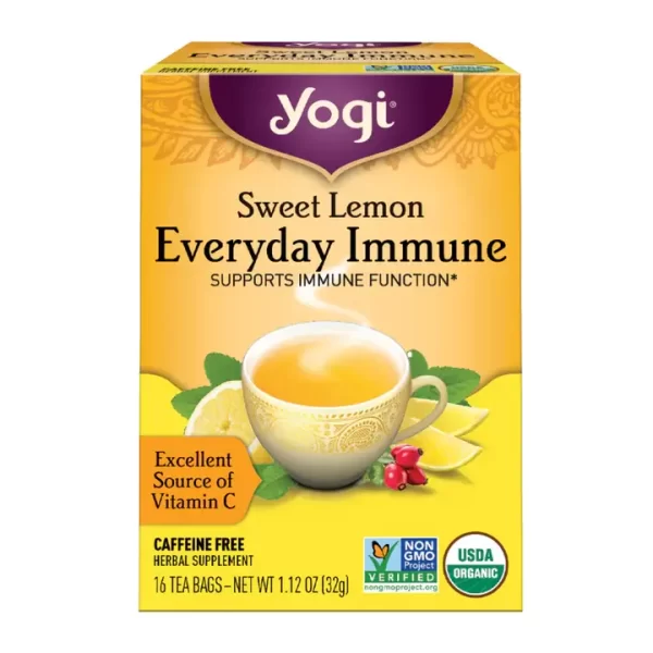 Yogi Sweet Lemon Everyday Immune Tea - 16 Tea Bags