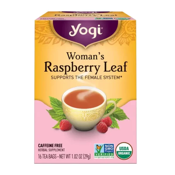 Yogi Tea Woman's Raspberry Leaf Tea - 16 Tea Bags